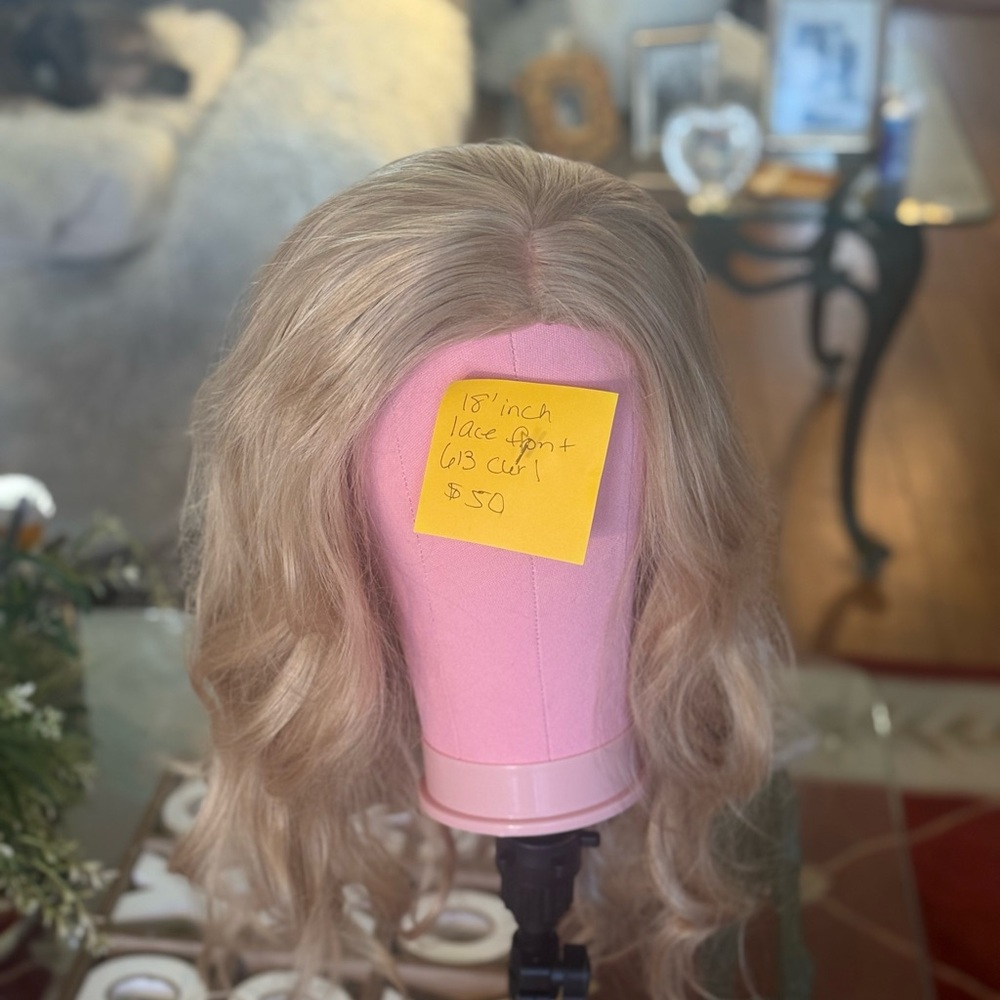 Luxurious Light Blonde Lace Front Wig